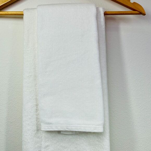 Vintage R.A. Briggs Penguin Towels Set 2 pieces Made in USA Vintage White Black - Picture 8 of 16